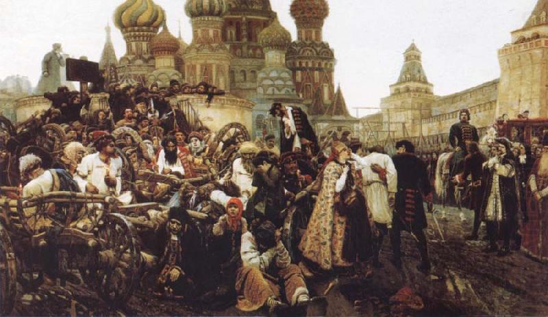 Vasily Surikov The Morning of the Execution of the Streltsy china oil painting image